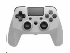 SnakeByte PS4 GAMEPAD WIRELESS GREY  /2 vibrační motory pro zpětnou vazbu, LED Home tlačítko, BT 3,0 tl, Analogová tla