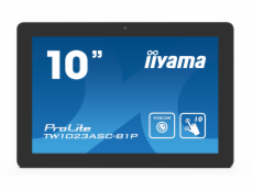 10  iiyama TW1023ASC-B1P, IPS, HD, capacitive, 10P, 450cd/m2, mini HDMI, WiFi, Webcam, Android 8.1