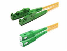 Patchcord FO Duplex E2000/APC-SC/APC 9/125um 2m, OS2