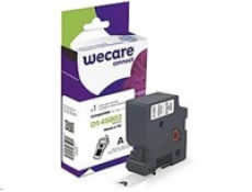 WECARE ARMOR páska kompatibilní s DYMO S0720830,Black/White,19mm*7m