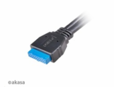 AKASA adaptér MB interní, USB 3.1 Gen2 internal adapter cable & dual Gen1 Type-A Ports, 50 cm