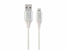 Kabel USB Gembird USB-A - Lightning 1 m Biały (CC-USB2B-AMLM-1M-BW2)