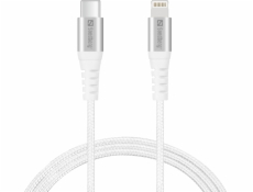 Sandberg USB-C 3.1 do Lightning kabel, SYNC + CHARGE, 1 m, bílý