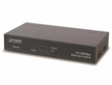 Planet FSD-503 switch 5x 10/100Base-TX, 10 , kov, fanless