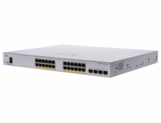 Cisco CBS350-24P-4X-EU network switch Managed L2/L3 Gigabit Ethernet (10/100/1000) Silver