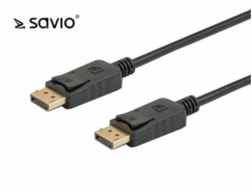 Savio CL-135 DisplayPort cable 1 m Black