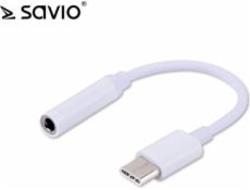 Audio adaptér - USB Type C - mini Jack 3,5 mm SAVIO AK-35