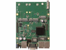 RouterBoard Mikrotik RBM33G Dual Core 880MHz CPU, 256MB RAM, 3x Gbit LAN, 2x miniPCI-e, ROS L4