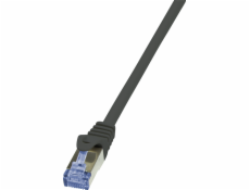 LOGILINK CQ4083S LOGILINK - Cat.6A Patch cable made from Cat.7 raw cable, black, 7,5m