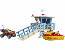 bworld Life Guard Station s Quad und Personal Water Craft, Spielfigur