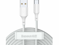 Baseus TZCATZJ-02 USB cable 1.5 m USB A USB C White