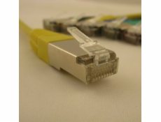 NetRack patchcord RJ45, osłonka zalewana, kat. 5e FTP, 10m Żółty (BZPAT10FY)