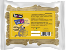 Hau Miau PRESSED BONE NATURAL, 12,5 cm, 25ks/bal., 1,125 kg/bal.