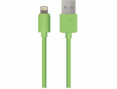 OWC NewerTech USB kábel Lightning USB 1,0m MFi kábel zelený (NWTCBLUSBL1MGN)