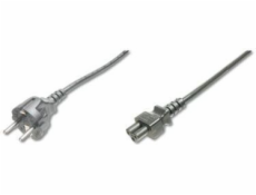 Digitus Napájecí kabel, CEE 7/7 (Typ-F) - C5 M / F, 1,2 m, H05VV-F3G 0,75qmm, bl