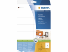 Herma Labels Premium 5057, A4, biela, 105 x 42,3 mm, matný papier, 350 ks (5057)