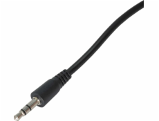 Kabel Akyga Jack 3.5mm - Jack 3.5mm 2m czarny (AK-AV-12)