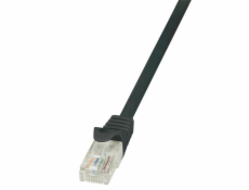 LogiLink Patchcord CAT 6 U/UTP EconLine, 25cm, czarny (CP2013U)