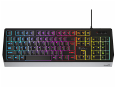 Natec GENESIS Rhod 300 RGB US Gaming keyboard USB Black