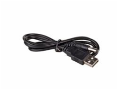 Kabel USB Akyga USB-A - 5.5 x 2.1 mm 0.8 m Czarny (AK-DC-01)