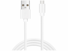 Kabel USB Sandberg USB-A - microUSB 1 m Biały (340-33)