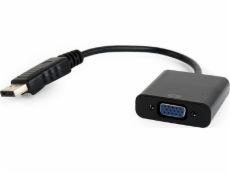 Gembird DisplayPort AV adaptér - D-Sub (VGA) černý (AB-DPM-VGAF-02)