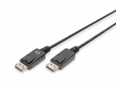 Digitus propojovací kabel DisplayPort, DP M/M, 5,0 m, s blokováním, DP, 1,1 a