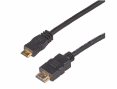 Kabel Akyga HDMI Mini - HDMI 1m czarny (AK-HD-10M)