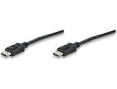 Kábel Manhattan DisplayPort - DisplayPort 1m czarny (306935)