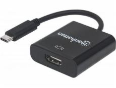 Adaptér USB Manhattan USB-C - HDMI Czarny (151788)