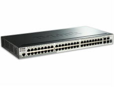 52portový gigabitový stohovatelný Smart Managed Switch včetně 4 10G SFP+