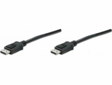 Kábel Manhattan DisplayPort - DisplayPort 2m czarny (393799)