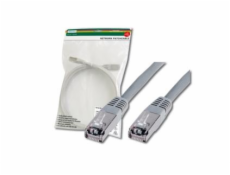 Digitus Patch Cable, SF-UTP , CAT 5e, AWG 26/7, měď, šedý 15m