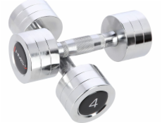 Chrome dumbbells 2x4 kg HMS CHD04