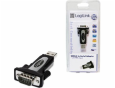 USB LogiLink USB adaptér – RS-232 černý (AU0034)