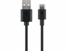 USB 2.0 Kábel, USB-A Stecker > USB-C Stecker