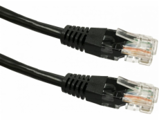 Patch kabel cat.5e RJ45 UTP 0,5m, černý