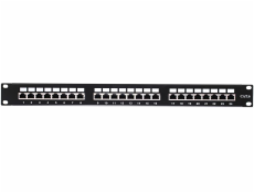 NetRack Patch panel 19   24-porty Kat. 6 FTP (104-07)