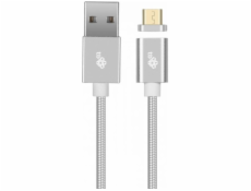 TB Touch magnetický kabel Micro USB stříbrný 1m