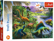 Puzzle 200 dílků Draví dinosauři