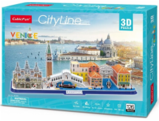 3D puzzle City Line Benátky