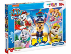 Puzzle 2x60 dílků Paw Patrol Super Color