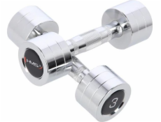 Chrome dumbbells 2x3 kg HMS CHD03