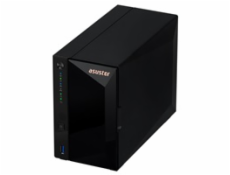 Asustor AS3302T 2-bay NAS Drivestor 2 Pro, 2GB DDR4, 1x2.5GE, 3xUSB3.2, Realtek RTD1296 4core 1.4GHz