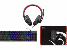 White Shark Comanche 3 GC-4104 - 4in1 KEYBOARD + MOUSE + MOUSE PAD  + HEADSET