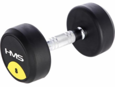 Rubberized dumbbell 8kg HMS HG PRO 8