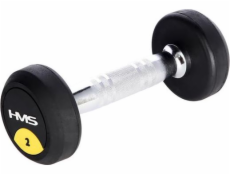 Rubberized dumbbell 2kg HMS HG PRO 2