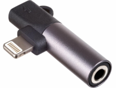 Kabel USB Akyga Lightning - mini Jack 3.5 mm Czarny (AK-AD-63)