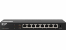 QNAP switch QSW-1108-8T (8x 2,5GbE port, pasivní chlazení, podpora 100M/1G/2,5G)