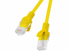 Lanberg PCU5-10CC-0025-Y networking cable Yellow 0.25 m Cat5e U/UTP (UTP)